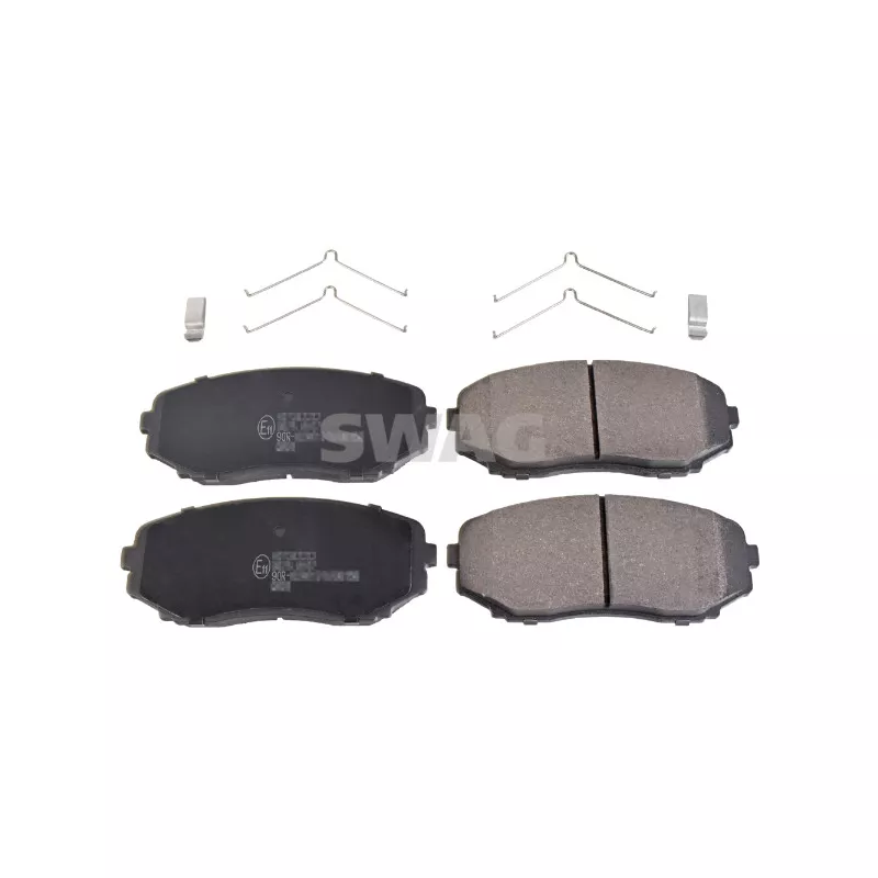 Jeu de 4 plaquettes de frein avant SWAG 33 10 7546