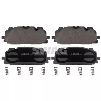 Jeu de 4 plaquettes de frein avant SWAG
