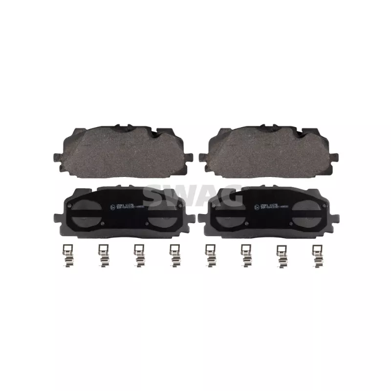 Jeu de 4 plaquettes de frein avant SWAG 33 10 7558