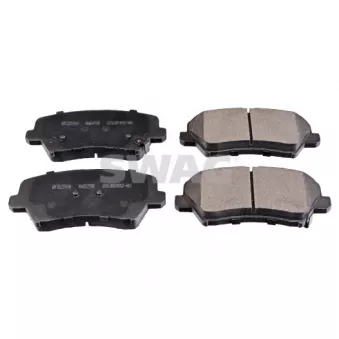 Jeu de 4 plaquettes de frein avant SWAG