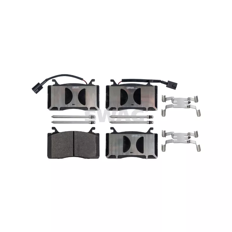 Jeu de 4 plaquettes de frein avant SWAG 33 10 7612