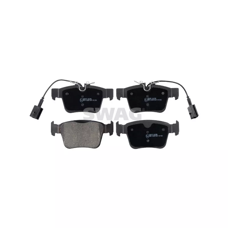 Jeu de 4 plaquettes de frein arrière SWAG 33 10 7613
