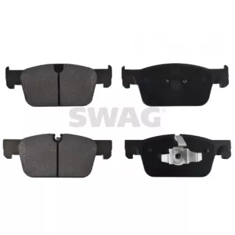 Jeu de 4 plaquettes de frein avant SWAG