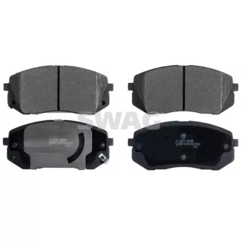 Jeu de 4 plaquettes de frein avant SWAG
