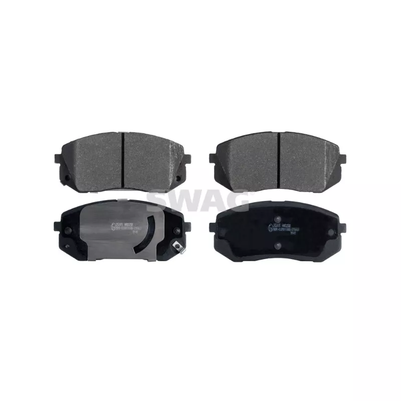 Jeu de 4 plaquettes de frein avant SWAG 33 10 7617