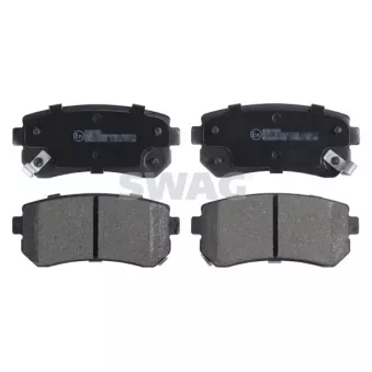 Jeu de 4 plaquettes de frein arrière SWAG