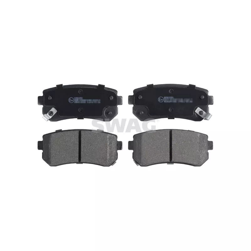 Jeu de 4 plaquettes de frein arrière SWAG 33 10 7637
