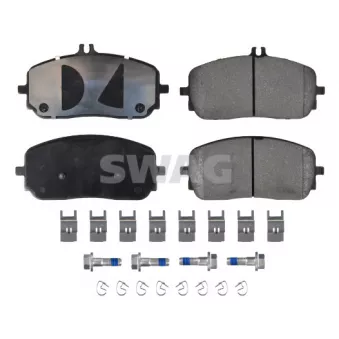 Jeu de 4 plaquettes de frein avant SWAG 33 10 7651