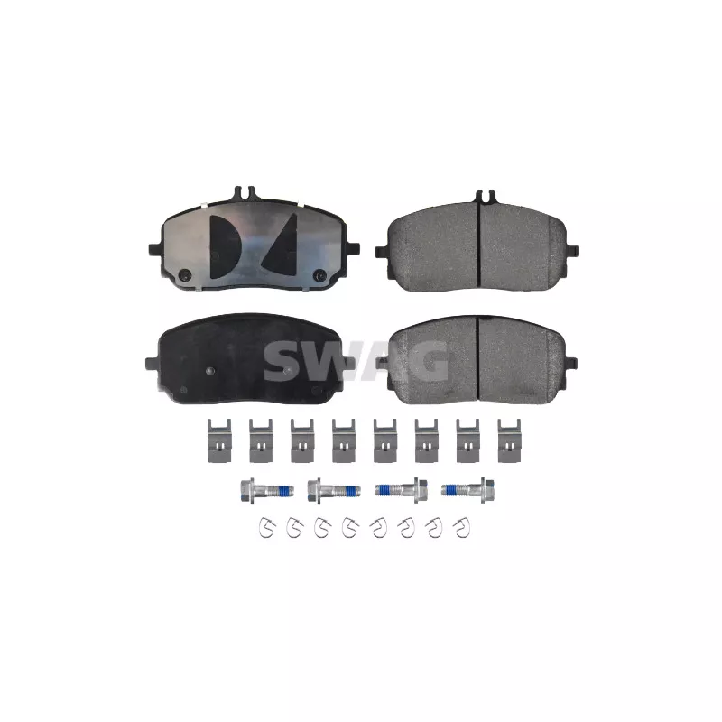 Jeu de 4 plaquettes de frein avant SWAG 33 10 7651