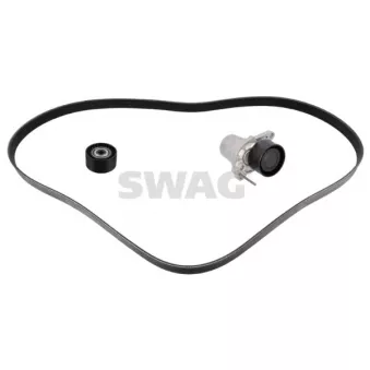 Jeu de courroies trapézoïdales à nervures SWAG