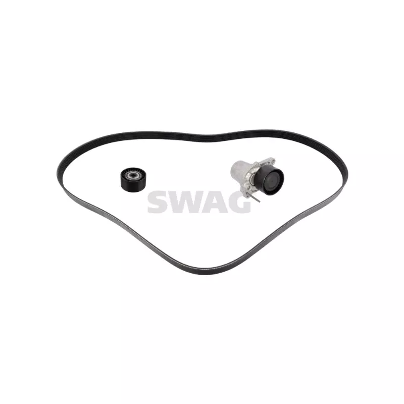 Jeu de courroies trapézoïdales à nervures SWAG 33 10 9224