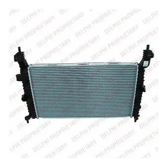 Radiateur, refroidissement du moteur DELPHI TSP0524043