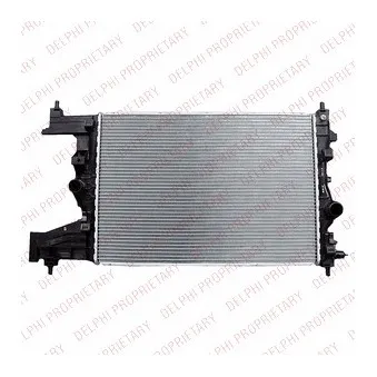 Radiateur, refroidissement du moteur DELPHI TSP0524045