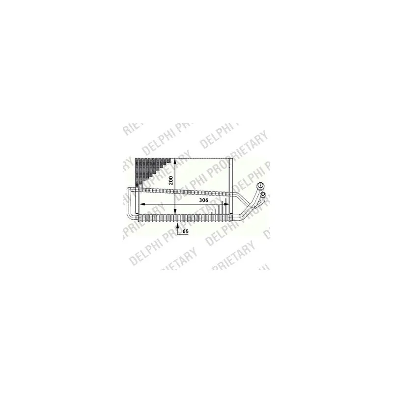 Evaporateur climatisation DELPHI TSP0525175