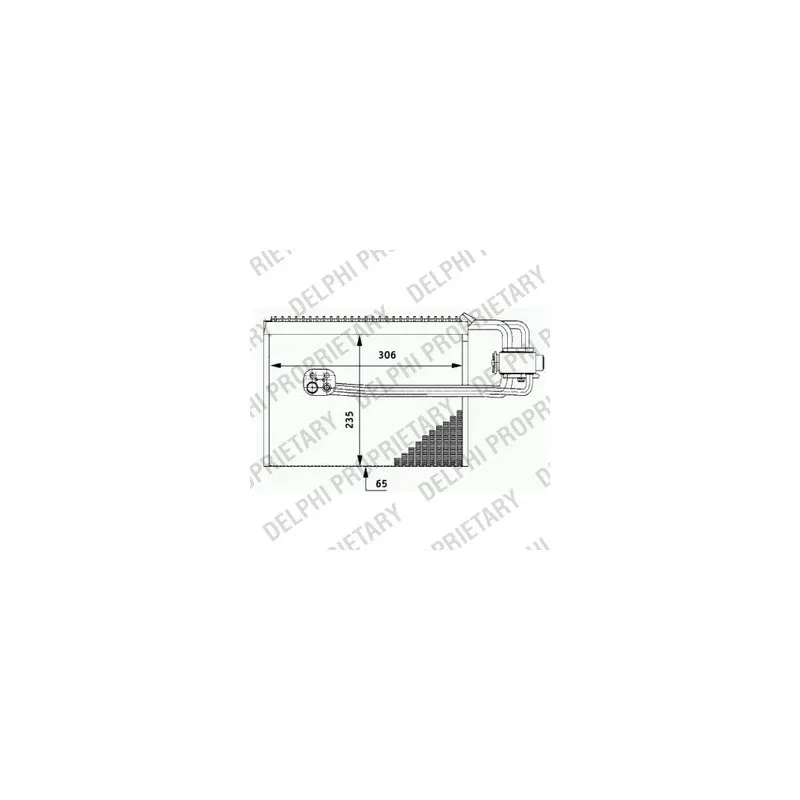 Evaporateur climatisation DELPHI TSP0525184