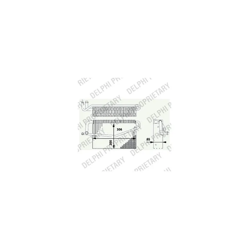Evaporateur climatisation DELPHI TSP0525188