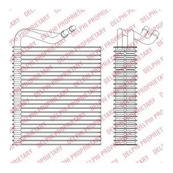 Evaporateur climatisation DELPHI TSP0525202