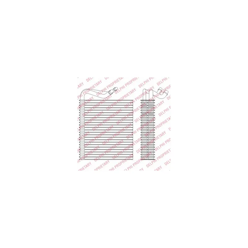 Evaporateur climatisation DELPHI TSP0525202