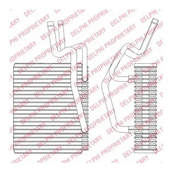 Evaporateur climatisation DELPHI TSP0525204