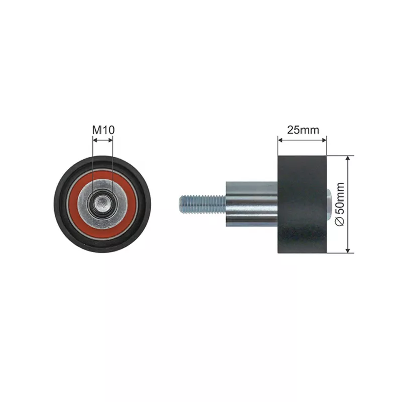 Poulie renvoi/transmission, courroie de distribution TEKNÖR RNK-VW-040
