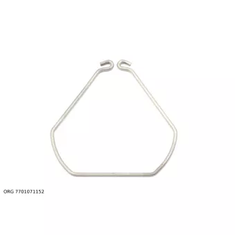 Bride de fixation, gaine de suralimentation OE