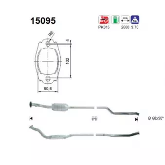 Catalyseur AS 15095