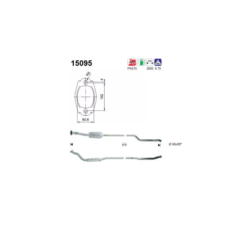 Catalyseur AS 15095