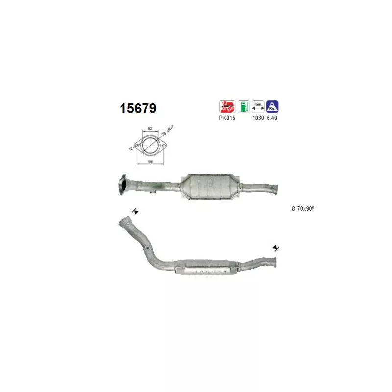 Catalyseur AS 15679