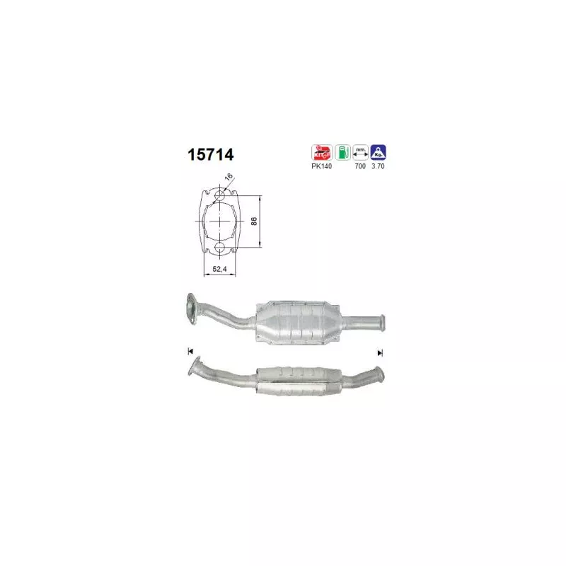 Catalyseur AS 15714