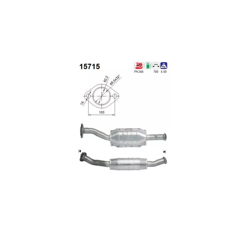 Catalyseur AS 15715