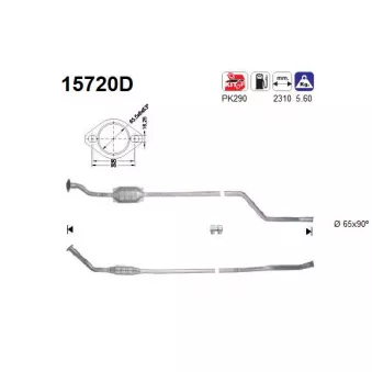 Catalyseur AS 15720D