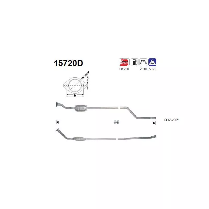 Catalyseur AS 15720D