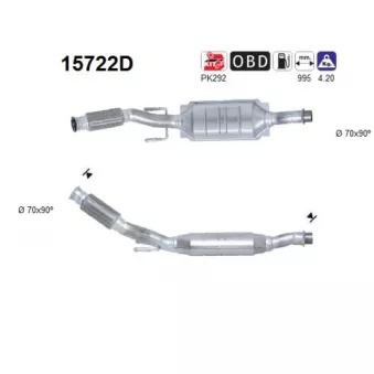 Catalyseur AS 15722D