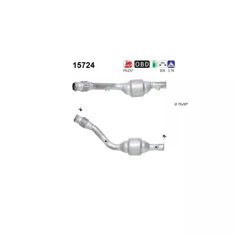 Catalyseur AS 15724