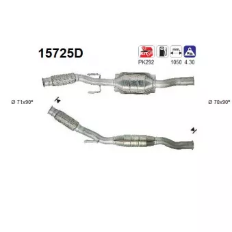 Catalyseur AS 15725D
