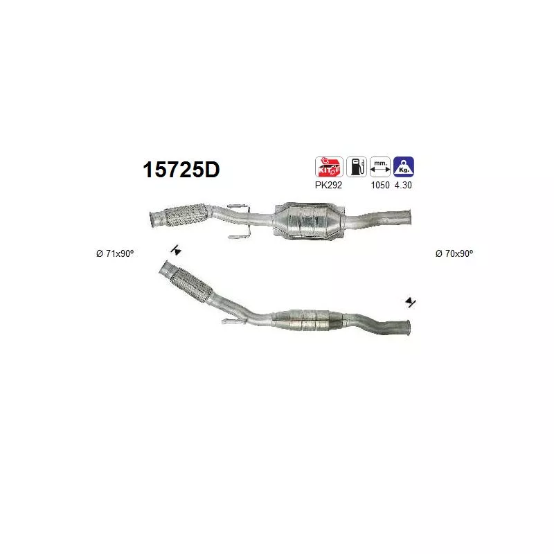 Catalyseur AS 15725D
