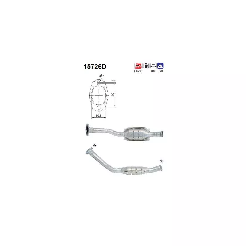 Catalyseur AS 15726D