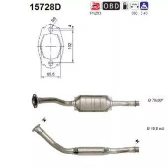 Catalyseur AS 15728D
