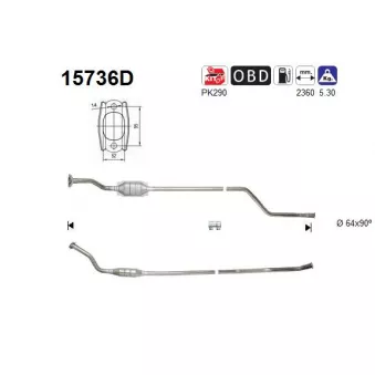 Catalyseur AS 15736D