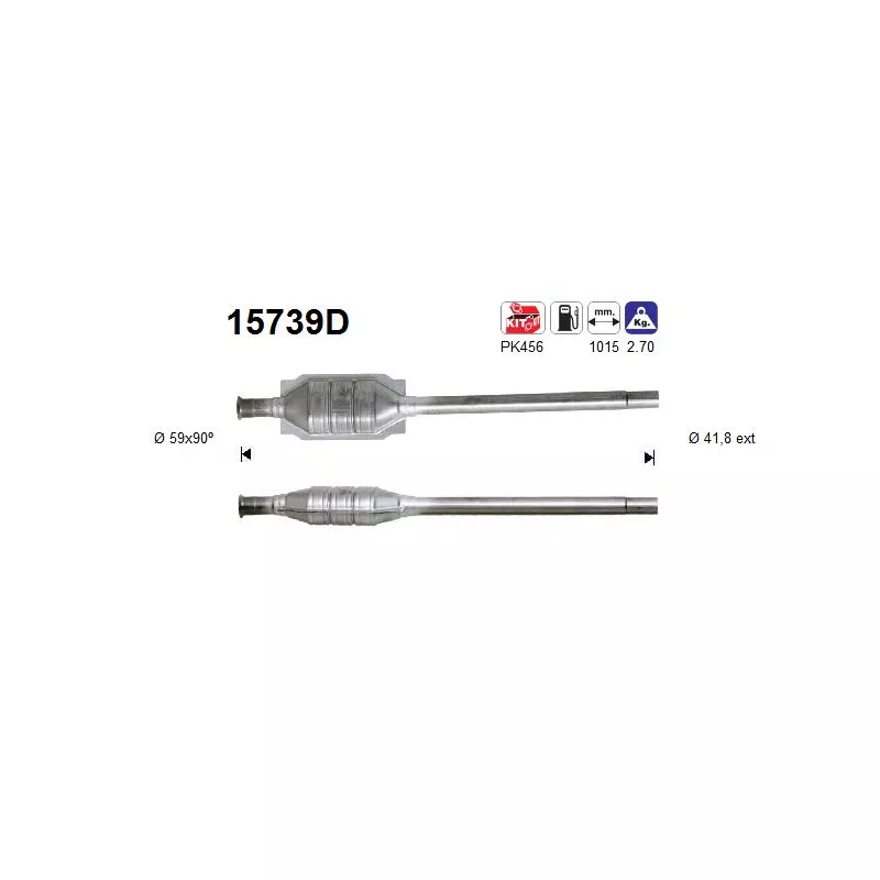 Catalyseur AS 15739D