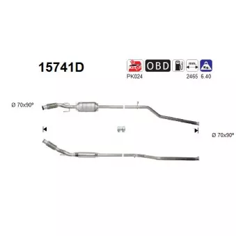 Catalyseur AS 15741D