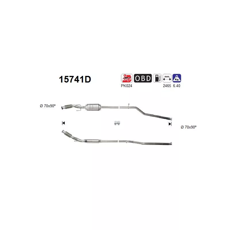 Catalyseur AS 15741D