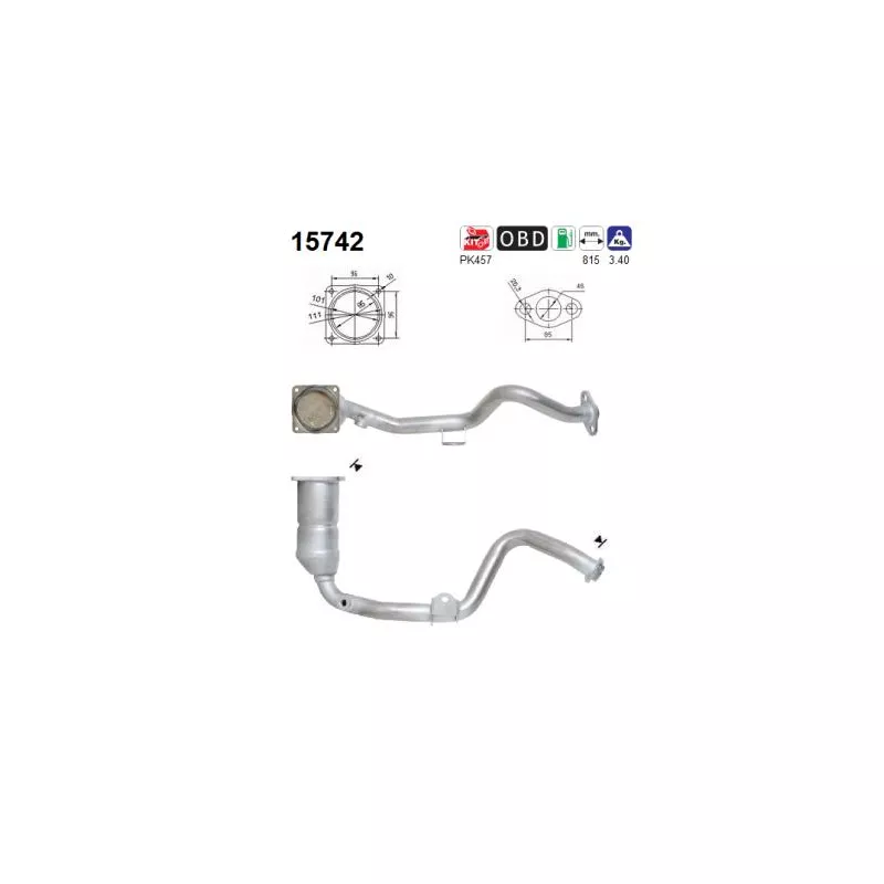 Catalyseur AS 15742