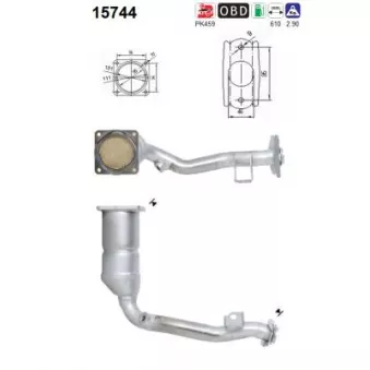Catalyseur AS 15744