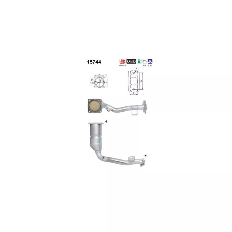 Catalyseur AS 15744