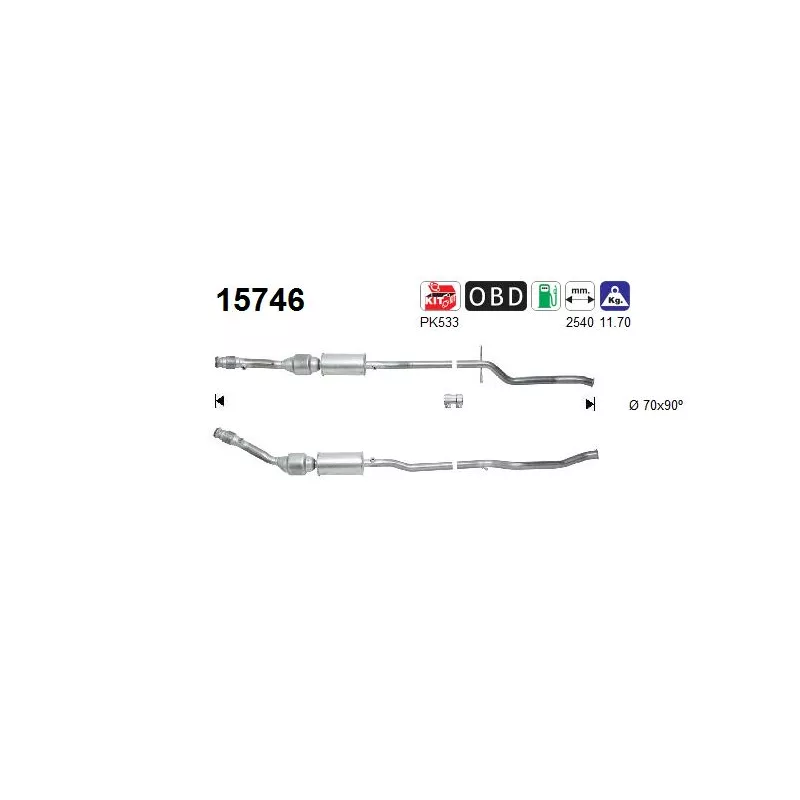 Catalyseur AS 15746