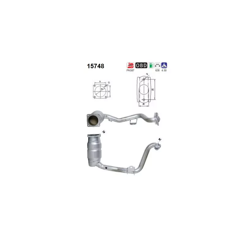 Catalyseur AS 15748