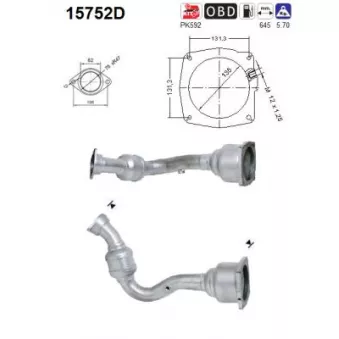 Catalyseur AS 15752D