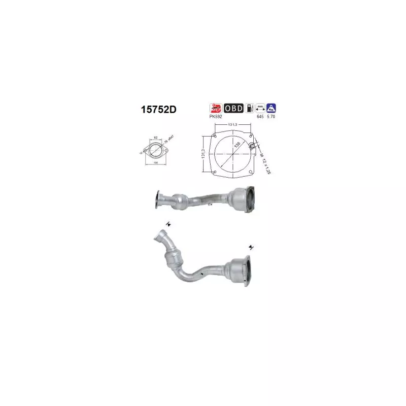 Catalyseur AS 15752D