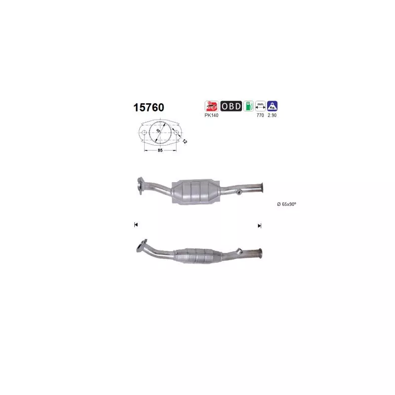 Catalyseur AS 15760
